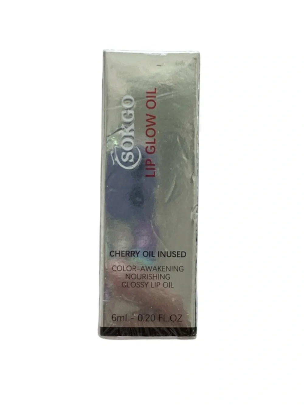SOKGO Lip Glow Oil - Cherry Oil Infused Raspberry